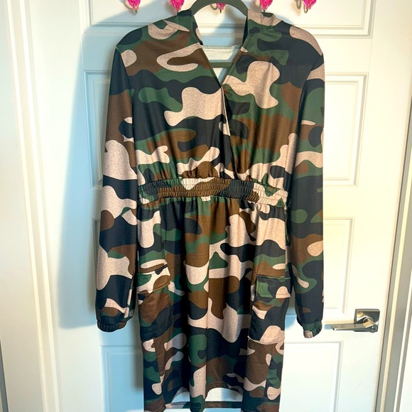 Army Fatigue Dress super cute!!!!! - Picture 1 of 1